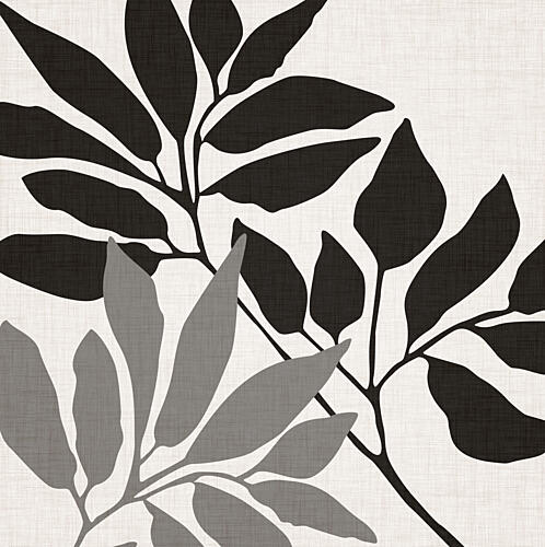 Modern Botanical Foliage Moderne reproduction