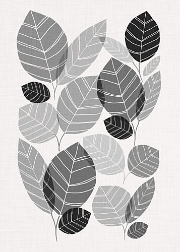 Modern Botanical Leaves Art Print