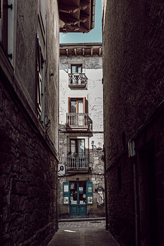 Historic Alleyway Shop Art Print by Aimee Giles