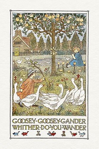 Goosey Gander Farm Children Art Print