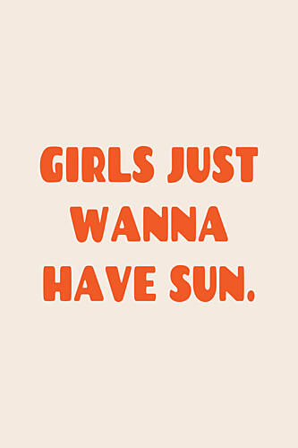 Girls Summer Sun Minimaliste reproduction