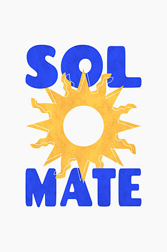 Sol Mate Sun Graphic Géométrique reproduction