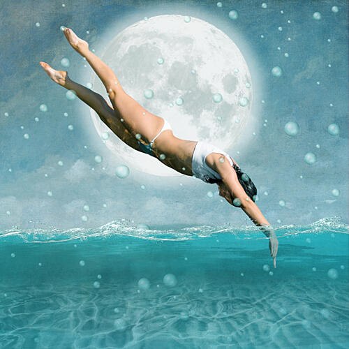 Dive in the Deep Océan reproduction
