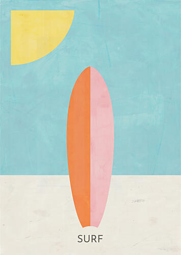 Surf Minimaliste reproduction