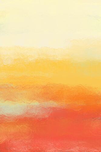 Warm Abstract Sunset Art Print by The Whiskey Ginger