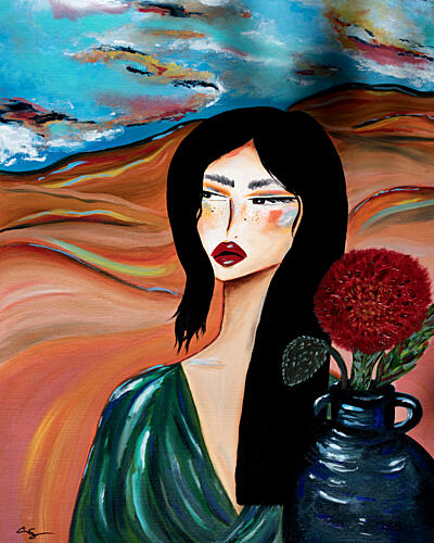 Modern Desert Portrait Moderne reproduction