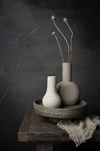 Dark Rustic Still Life Art Print