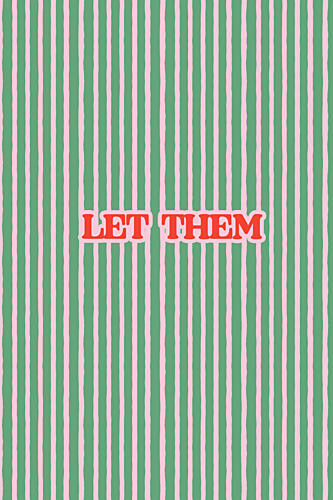 Bold Let Them Stripes Moderne reproduction