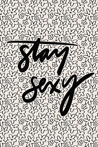 Stay Sexy Floral Art déco reproduction