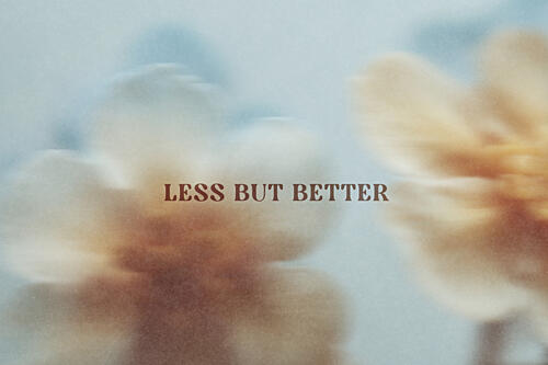 Less but Better Blooms Art déco reproduction