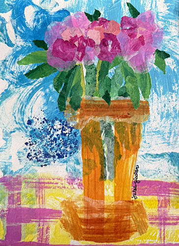 Vibrant Floral Still Life Art Print