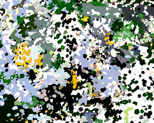 Vibrant Spring Dapples Art abstrait reproduction