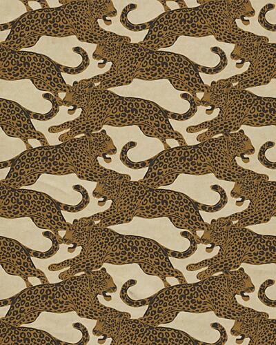 Vintage Leopard Pattern Art déco reproduction