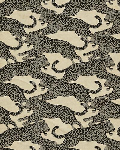 Leaping Leopard Pattern Art déco reproduction