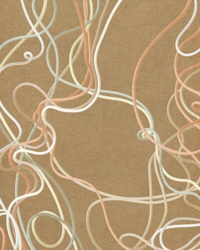 Soft Tangled Lines Art abstrait reproduction