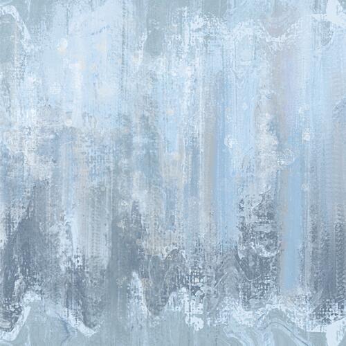 Misty Winter Abstract Art Print by Aliya Putrus