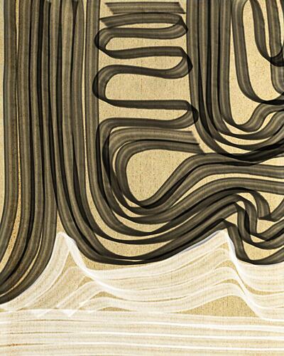 Flowing Abstract Lines Art abstrait reproduction