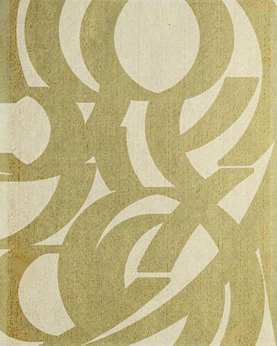Intertwined Retro Shapes Art abstrait reproduction
