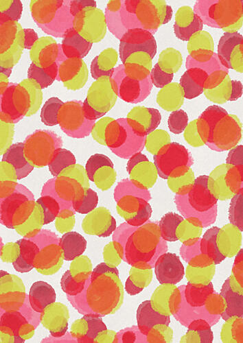 Vibrant Abstract Dots Art Print by Nicholas