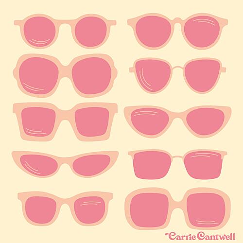 Pink Sunglasses Collection Mode reproduction