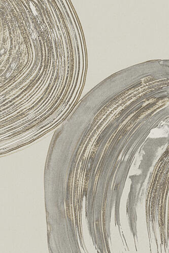 Fluid Neutral Circles Art Print by Danushka Abeygoda