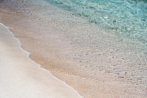 Clear Tropical Beach Océan reproduction