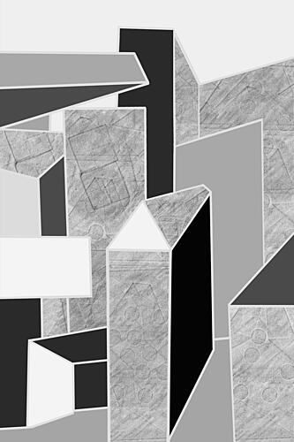 Urban Geometry Abstract Géométrique reproduction
