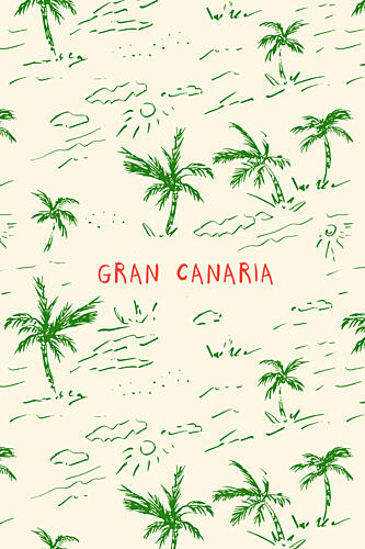 Gran Canaria Palm Paradise Plage reproduction