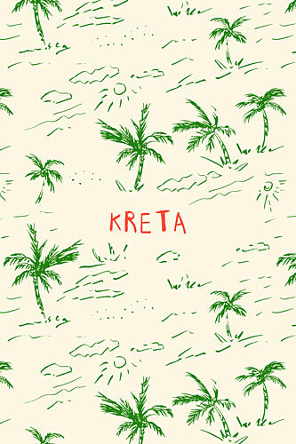 Tropical Crete Escape Plage reproduction