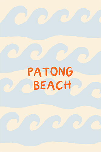Patong Beach Waves Océan reproduction