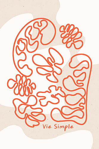 Fluid Simple Life Art Print