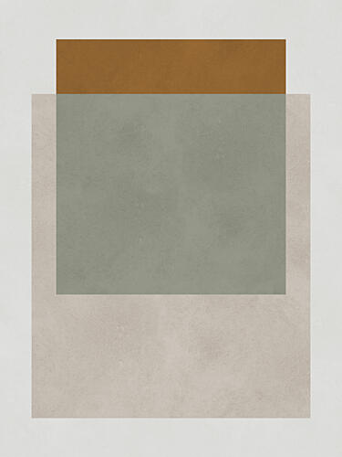 Earthy Color Block Layers Art abstrait reproduction