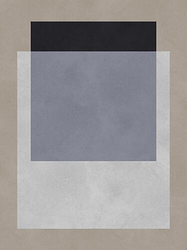 Layered Geometric Abstraction Art Print