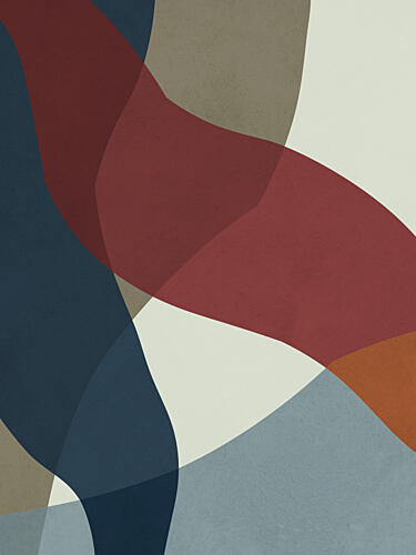 Flowing Color Abstraction Art abstrait reproduction