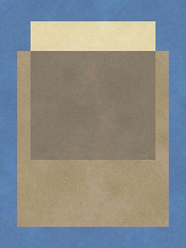 Earthy Geometric Layers Art abstrait reproduction