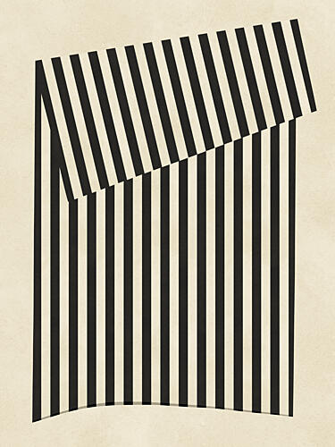 Abstract Striped Design Géométrique reproduction