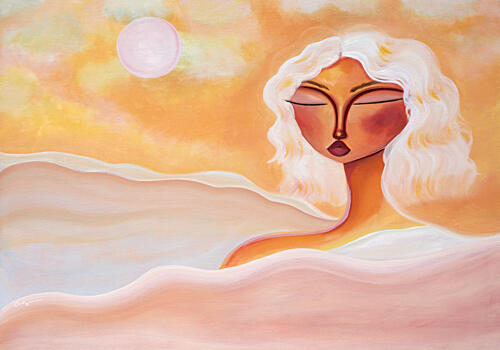 Golden Hour Dreamer Fantastique reproduction