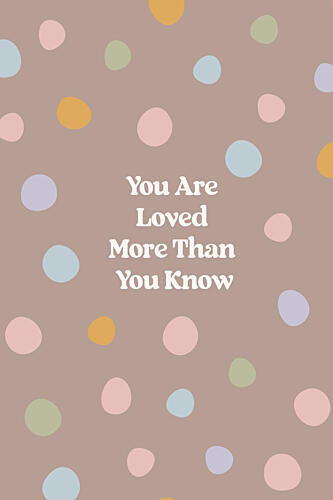 Loved More Than You Know Géométrique reproduction