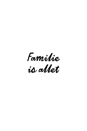 Family Is Everything Inspirant reproduction