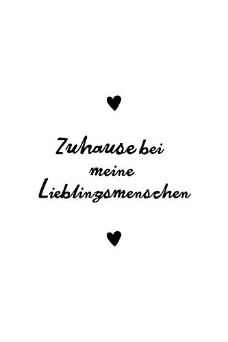 Zuhause Lieblingsmenschen Hearts Inspirant reproduction