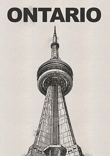 Iconic Toronto Tower Art Print