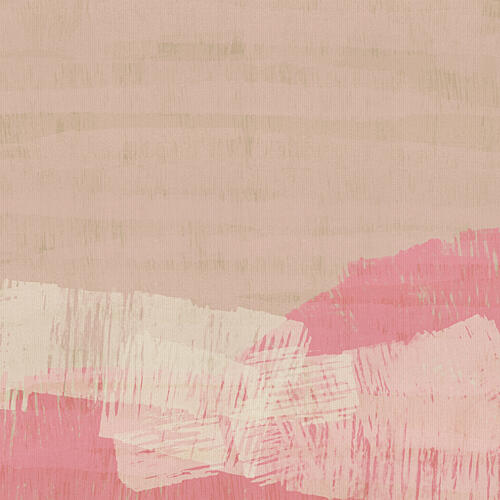 Soft Pink Strokes Art abstrait reproduction