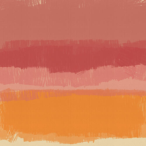 Warm Abstract Layers Art Print