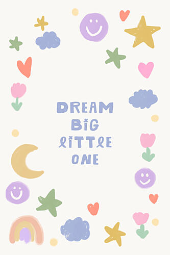 Dream Big Little One Art Print by Treechild