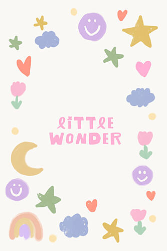 Little Wonder Doodles Art déco reproduction