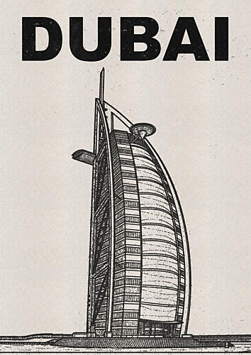 Dubais Iconic Burj Al Arab Art Print