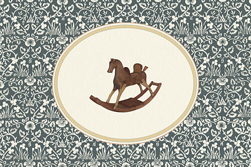 Classic Rocking Horse Toy Animaux reproduction