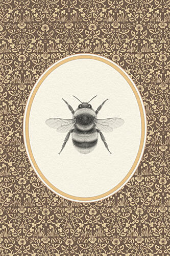 Vintage Bumblebee Illustration Animaux reproduction