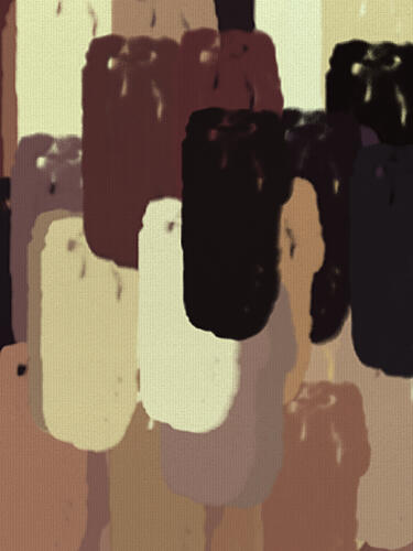 Abstract Color Blocks Art Print by Dina Dankers