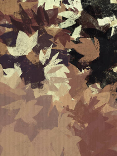 Muted Fall Foliage Art Print